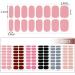 6 Sheets Gel Nail Strips Pure Colour Nail Gel Polish Wraps Soft Self-Adhesive Nail Full Wraps Nail Strips Sticker Nail Tips Nail Wraps Sticker Decals - Buy Online on GoSupps.com