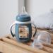 BEABA 2-in-1 Glass Baby Bottle & Training Sippy Cup 7oz - Soft Silicone Nipple, Sippy Spout - Rain | Baby Toddler Learning Cup - Buy Online on GoSupps.com