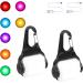 2 Pack LED Dog Collar Light USB Rechargeable Light up Dog Collar Lights 4 Modes Dog Light for dog harness Clip-On Dog Collar Tag Light IP65 Waterproof Safety Dog Lights for the Dark
