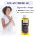 Anointing Oil Lily of The Valley 2oz - Honor & Purity Perfect Gift for Pastors Home Blessings Biblical Inspiration - Buy Online on GoSupps.com