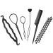 6 Pcs Hair Styling Accessories Hair Braiding Tools Hair Pulling Tools Hair Loop Styling Tools Topsy Tail Hair Tool