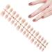 Kumprohu Short Nails Press On Exquisite Glossy Fake Nails Short | Artificial Nails Multiple Sizes for Manicure At Home Easy to Stick & Remove Dark Pink 1 count (Pack of 1) - Buy Online on GoSupps.com