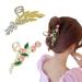 2 pieces of hair clips wheat wheat strawberry strawberry hair clips metal rear clip large hair clip for girls (combination 6)
