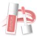 Lisara Hydrating Lip Glow Oil  Moisturizing Lip Oil Gloss Transparent Plumping Lip Gloss  Big Brush Head Non-Sticky Long Lasting Nourishing  Tinted Lip Balm for Lip Care and Dry Lips - Natural Pink