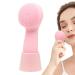 Electric Face Brush - Face Exfoliation Tool Facial Scrubber Silicone Cleansing Brush | Rotating Cleansing Silicone Face Cleaning Brush Electric Face Cleansing 2 in1 Design Deep Cleanse for Face Car