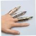 Bendable Joint Nail Ring | Gothic Punk Hinge Full Finger Armor Jewelry | International Shipping - Buy Online on GoSupps.com