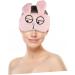 Beaupretty Pink Plush Blindfold Mask for Sleep | Soft Sleep Aid | International Shipping - Buy Online on GoSupps.com