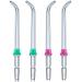 Waterpik Pack of 2 Pairs of Replacement Tips (4 Units) for Cleaning Orthodontics, Brackets, Teeth and Inks (OD-100E-EU)