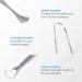 Nuvance 3-in-1 Tongue Cleaner Set | Effective Tongue Scraper for Bad Breath & Oral Care - Buy Online on GoSupps.com