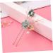 2 Set Hairpin Rhinestone Headpiece Wedding Hair Clips for Brides Blue Hair Accessories Bridal Hair Clip Pearl Wedding Hair Accessories Hair Pins Wedding Dress Zinc Alloy Miss Fork - Buy Online on GoSupps.com