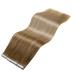 Laavoo Ombre Blonde Invisible Tape Extensions | Real Hair Balayage | 30cm 20pcs Remy Hair #8/18/60 - Buy Online on GoSupps.com