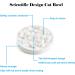 DotPet Ceramic Cat Slow Feeder Bowl - Anti-Gulping Interactive Pet Bowl for Healthy Eating, Preventing Bloat & Obesity - Buy Online on GoSupps.com