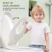 WSSROGY Elongated Toilet Seat with Built-In Potty Training Seat - Magnetic Kids Seat and Slow Close Cover - Fits Adult and Child - White Plastic - Buy Online on GoSupps.com