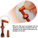 Orange 44MM BWSHLF Tubeless Presta Valve Stem Kit with Valve Core Remover Tool - Lightweight Alloy Valve Caps (Pair) - Buy Online on GoSupps.com