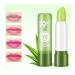Gokame 1 PC Aloe Vera Jelly Lipstift Long Lasting Nutritouus Lip Balm Aloe Vera Color Changing Lipstick Lips Moisturizer Magic Temperature Color Changing Lip Gloss Color Changing Lipstick 1PCs