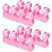 Molain 4Pcs Toe Separators Pedicure Pedicure Toe Separators Repeatable Washable Toenail Dividers Toe Separators for Nail Polish Application (Style E) - Buy Online on GoSupps.com