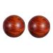 Homsfou 2st carving handmade hand massage devices Hand medicine balls stressball toy chinese wenwan decoration acupressure ball wooden handicrafts tai-chi-ball relaxation ball