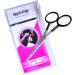 Nose Hair Scissors with Rounded Tip - Perfect for Trimming Facial, Ear, and Eyebrow Hair | Black - Buy Online on GoSupps.com