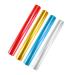 Extpro 8 Packs Aluminum Track and Field Relay Baton Race Equipment for Outdoor Activities Running Sports 4pcs-Silver Blue Gold Red