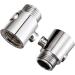 ZTHBYSB 100/130mm Anal Shower Cleaning Head & Butt Plug Nozzle - Metal Control Valve - Vagina & Anal Cleaning Attachment for Men & Women - Black - Buy Online on GoSupps.com