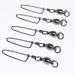 AGOOL Ball Bearing Fishing Swivel with Coastlock Snap - 15 pcs Size 8+8(350lb) - Stainless Steel Welded Ring Swivel Snaps for Saltwater and Freshwater Fishing - Buy Online on GoSupps.com