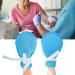 Fixed Restraint Gloves for Elderly | Anti-Scratch Non-Sterile Palm Protectors with Soft Plate Strap (Blue) - International Shipping Available - Buy Online on GoSupps.com