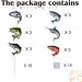 18pcs Fishing Cupcake Toppers for Boys Men Father Glitter Fish Cupcake Toppers Big Fish Fishing Cake Decorations Gone Fishing Party Supplies Decorations - Buy Online on GoSupps.com