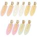 Mini Skater 10Pcs 2.4No Crease Hair Clip No Bend Hair Clips Flat Duckbill Hair Barrette for Hair Styling and Makeup Application Gradient Color