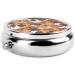 Orange Cats Portable Metal Pill Box - Round Mini 3-Compartment Organizer for Travel - Ideal for Small Pills - Buy Online on GoSupps.com