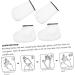 Healeved 4 Pairs Hand and Foot Mask Paraffin Wax Foot Bags Wax Treatment Tools Supply Wax Liner for Hands Paraffin Wax Gloves Paraffin Wax Mitt Foot Spa Polyester Hyperthermia Remover White - Buy Online on GoSupps.com