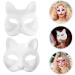 Buy Holidyoyo 10-Piece Blank Paper Mache Animal Masks Set - Unpainted Cat & Fox Half Masks for Kids - Craft Party Gifts - Buy Online on GoSupps.com