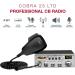 Cobra 25LTD Professional CB Radio - Emergency Travel Essential with Instant Channel 9 - 4W Output, 40 Channels, 9ft Cord, 4-Pin Connector - Buy Online on GoSupps.com
