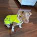 Flexi-Print Hi Vis Reflective Dog Coat - Personalized Service Dog Vest for Nervous & Reactive Dogs | Yellow Large - Buy Online on GoSupps.com