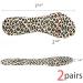 Sponge High Heel Cushions Insoles for Women - Leopard Print 3/4 Length 2 Pairs | uxcell - Buy Online on GoSupps.com