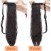 20 Curly Wrap Around Ponytail Hair Extension | Synthetic Magic Yaki Ponytail Natural Black - Buy Online on GoSupps.com