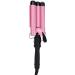 3 Barrel Curling Iron Wand - Hair Waver Curler with LCD Display | International Shipping | Perfect for Home & Salon Use - Buy Online on GoSupps.com