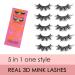 Kisslily 5 Pairs 20mm 3D Real Mink Eyelash Pack - Fluffy False Eyelashes Extension Multi Pack - Handmade & Reusable - Criss-cross Dramatic Thick Lash - Buy Online on GoSupps.com