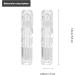 Lot de 5 Tubes Transparents Vides pour Brillant L vres Mini Contenant de Rouge L vres Rechargeable Flacon Compact sans Fuite pour DIY Maquillage et Voyage - Buy Online on GoSupps.com