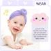 Cinaci 6-Piece Cute Stretchy Baby Turban Hats with Bow - for Girls Newborns to Toddlers - Buy Online on GoSupps.com