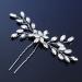 Unicra Bride Wedding Crystal Hair Pins - Silver Bridal Hair Pieces for Women and Girls - Buy Online on GoSupps.com