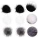 FRCOLOR Set of 6 Hair Balls Accessories for Nails Mini Pom Balls Shoes Pompom Balls Nail Art Set Artificial Nails Set Nail Jewellery Key Ring Craft Manicure Supply Cosmetic Accessories - Buy Online on GoSupps.com