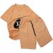 TZIISOA Men's Casual Short Sleeve Sweat Tracksuit Set - X-Large Orange - Buy Online on GoSupps.com