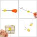 Shop Luroad Fishing Carp Accessories - Portable Bait Needle Drilling Tools Set for Carp Fishing | Locking Needle & Knot Puller in Orange - Buy Online on GoSupps.com