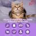 Calming Cat Collar for Anxiety Relief | Adjustable, Waterproof, Safe Pheromone Anti-Anxiety Treatment | Natural Calm for Kitten, Medium, Large Cats | Purple (2 Pack) - Buy Online on GoSupps.com