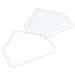 Champro Home Plate without Spikes (White), 1/2''