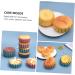 Ciieeo 36 Pcs Silicone Muffin Cup Baking Trays Reusable Baking Molds Soap Wrapping Paper Reusable Muffin Cups Exquisite Biscuit Molds Cupcake Covers Mini Delicate Baking Tools Silica Gel 7.5X6.3CMx3pcs - Buy Online on GoSupps.com