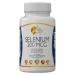 Coco March Selenium - Supports Thyroid Function & Conversion of T4 -T3-200 mcg- 3 Month Supply Gluten Free Soy Free Dairy Free GMO Free Vegan - 90 Capsules