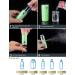 Nano Facial Mister Mini Portable Mist Sprayer USB Rechargeable - Hydrating Face Humidifier for Daily Makeup & Eyelash Extensions - Pink+Green - Buy Online on GoSupps.com