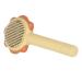 Portable Cat Brush for Dogs - Comfortable Handle Safe & Rounded Protection Points (Yellow) - Buy Online on GoSupps.com