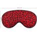 Buy Jaguar Leopard Print Sleep Mask for Women - Adjustable Eye Shades with Black Spots & Elastic Strap - Buy Online on GoSupps.com